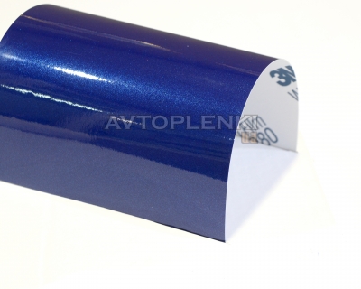 Cиняя глянцевая пленка металик 3М 1080 G217 Gloss Steel Blue Metallic