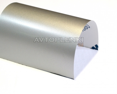 Светло-серая сатиновая пленка 3М 1080 S120 Satin White Aluminium